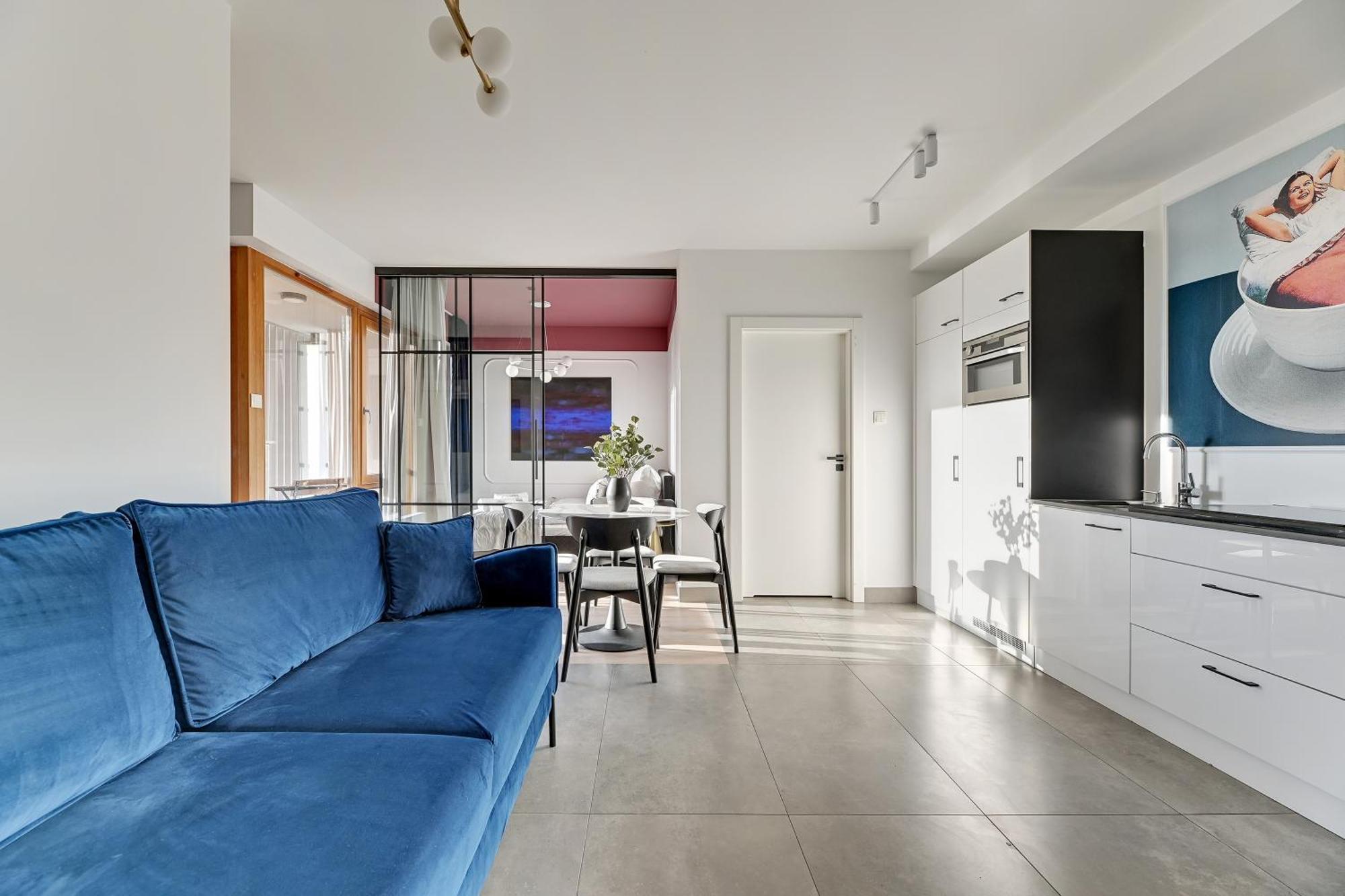 Aura - Riverside & Parking By Downtown Apartments Gdansk Room photo