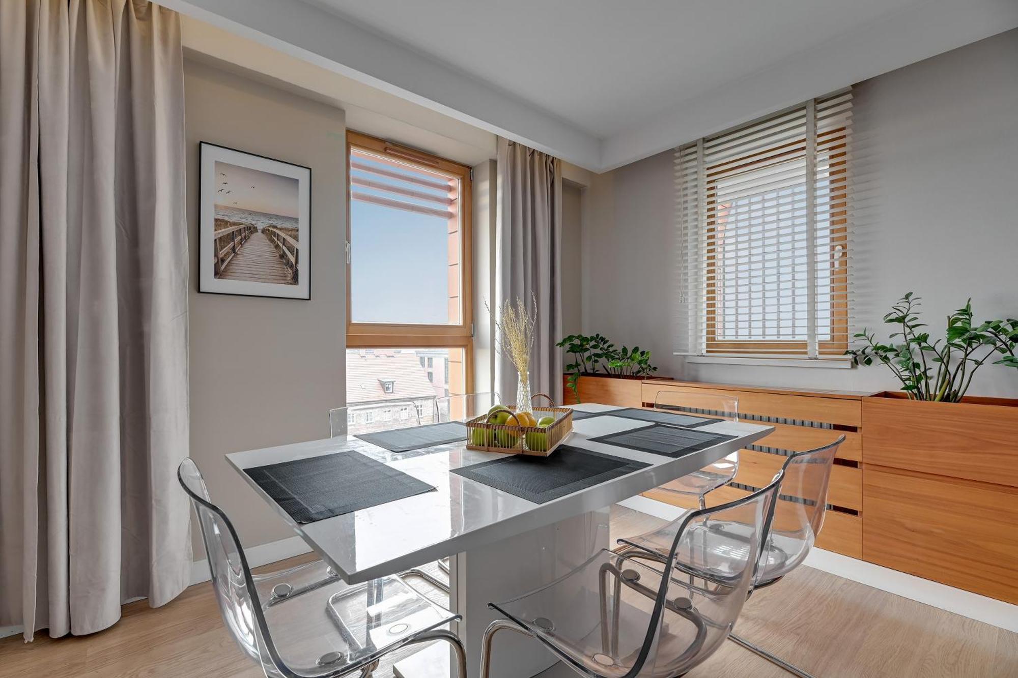 Aura - Riverside & Parking By Downtown Apartments Gdansk Room photo